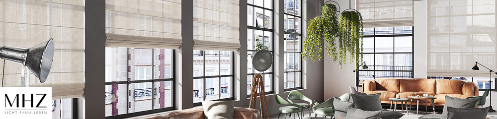 MHZ - Maßgefertigte Sicht- und Sonnenschutzlösungen, Vorhangschienen, Plissees